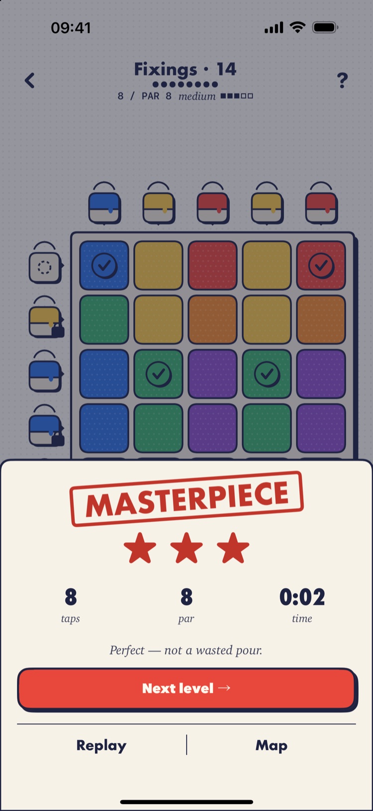 Match par for a Masterpiece